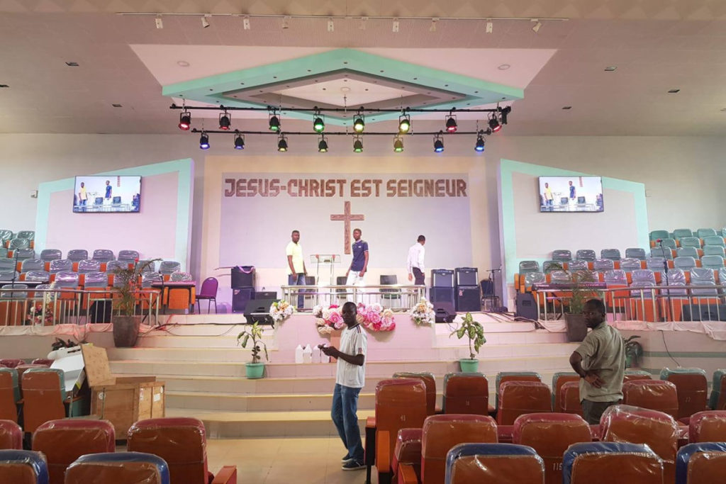 Church install at Lubumbashi Congo