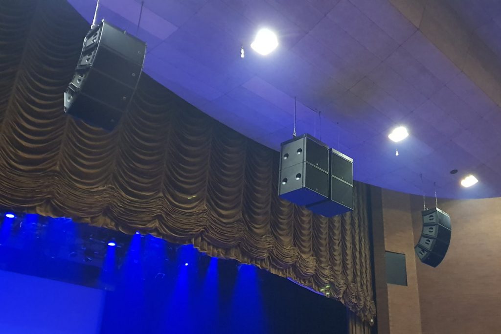 The Sanlam Auditorium's new L-Acoustics ARCS WiFo system-1200